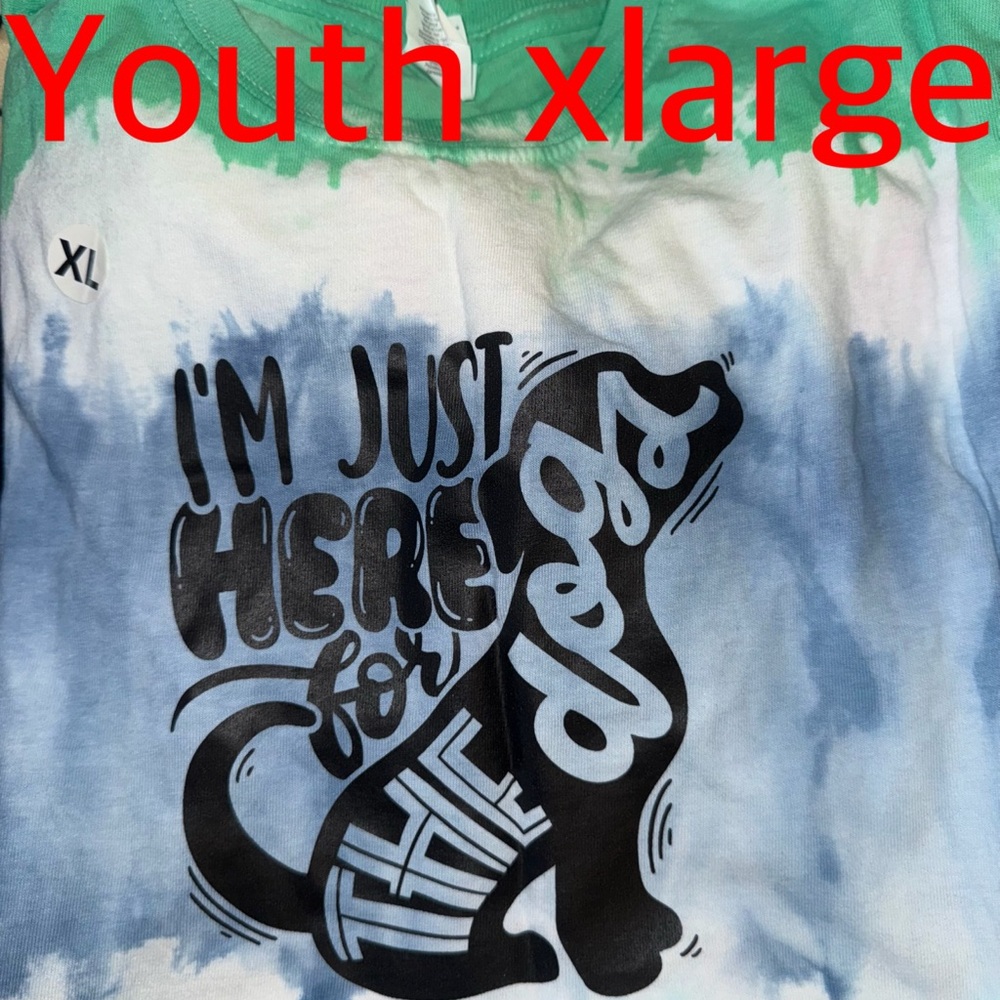 Kids Tie-Dye Dog Graphic Shirt